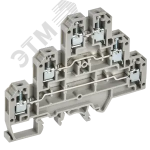 ARMAFIX Клемма винтовая CTS-ML 3 ур. 2,5мм2 серая IEK