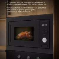 Встраиваемая микроволновая печь HBW 2544 BG черный