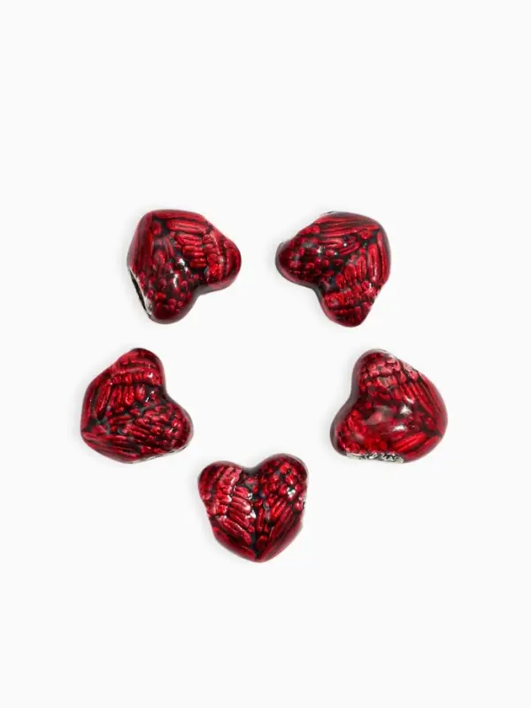 Шарм талисман &laquo;Сердце&raquo;, красный