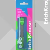 Циркуль металлический ErichKrause &laquo;Neon&raquo;, 120 мм, блистер, зеленый