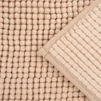 Коврик для дома LaDо́m, букли, 38&times;60 см, бежевый