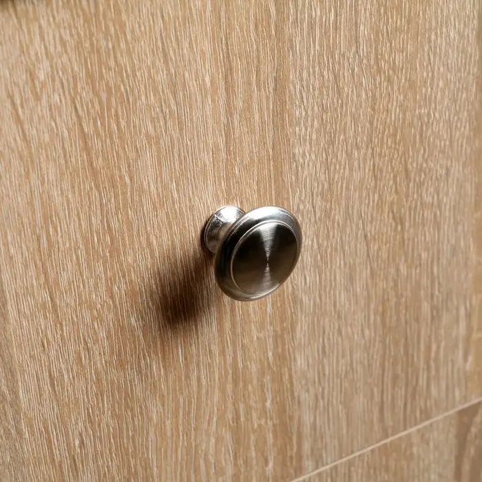 Ручка-кнопка ТУНДРА, d=30 мм, цвет матовый никель Ручка-кнопка ТУНДРА, d=30 мм, цвет матовый никель