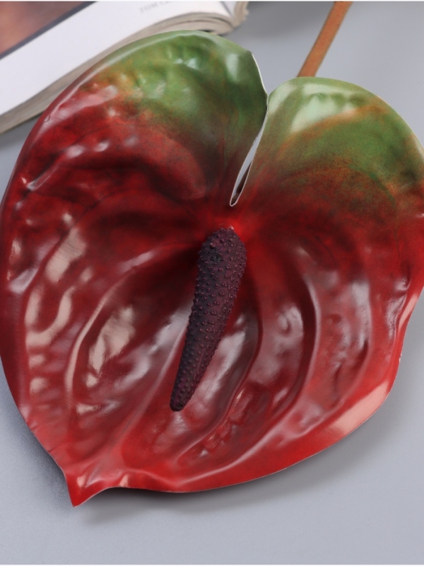 Цветы искусственные "Антуриум" 60 см, красный