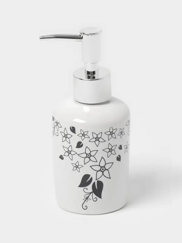 Аксессуары для ванной, 4 предмета, мыльница, дозатор для мыла, 2 стакана, белые