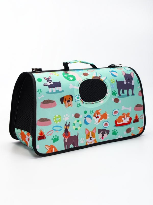 Сумка - переноска для животных Сумка - переноска для животных "Верный друг", каркасная, размер L, 53 х 21 х 29 см