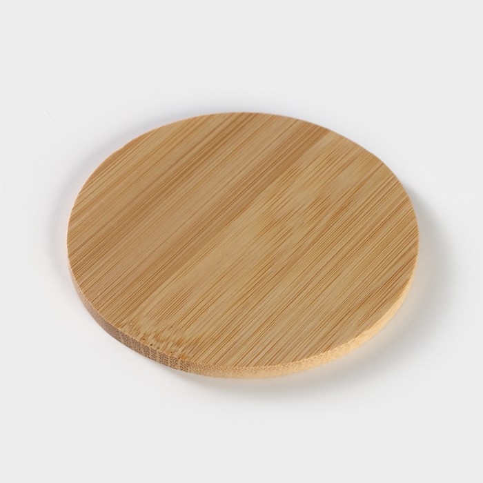 Набор бамбуковых подставок под кружки на керамической подставке BellaTenero, 4 предмета, 9,7×0,4 см Набор бамбуковых подставок под кружки на керамической подставке BellaTenero, 4 предмета, 9,7×0,4 см