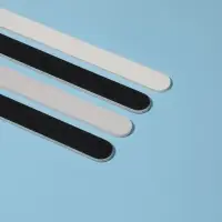 Набор пилок для ногтей, прямые, 80/100, 100/180, 180/200, 200/240 грит, 18 см, 4 шт., разноцветных