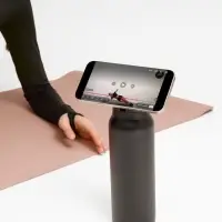 Термобутылка Magnus с магнитным держателем для телефона, черная