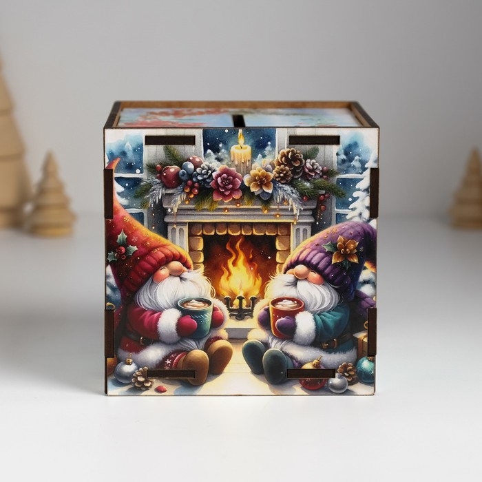 Копилка куб  Копилка куб "Сказочного благополучия" 10х10х10 см