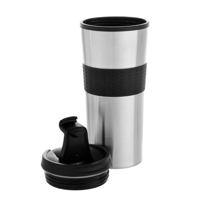 Термокружка, 450 мл, For you, сохраняет тепло 2 ч, 8 х 19 см, хром Термокружка, 450 мл, For you, сохраняет тепло 2 ч, 8 х 19 см, хром