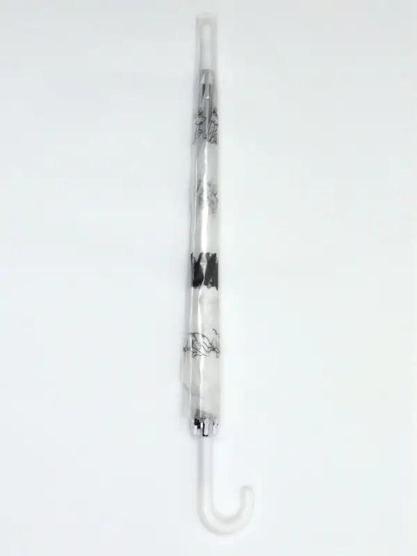 Зонт - трость детский &laquo;Коты&raquo;, полуавтоматический, 8 спиц, R=47/55 см, d=94 см, МИКС