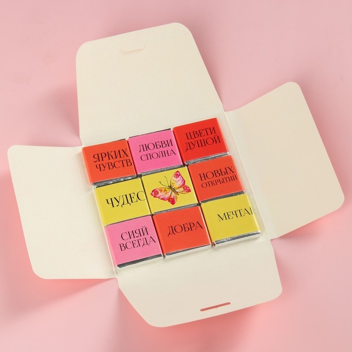 Молочный шоколад «8 марта», 9 шт. х 5 г. Молочный шоколад «8 марта», 9 шт. х 5 г.