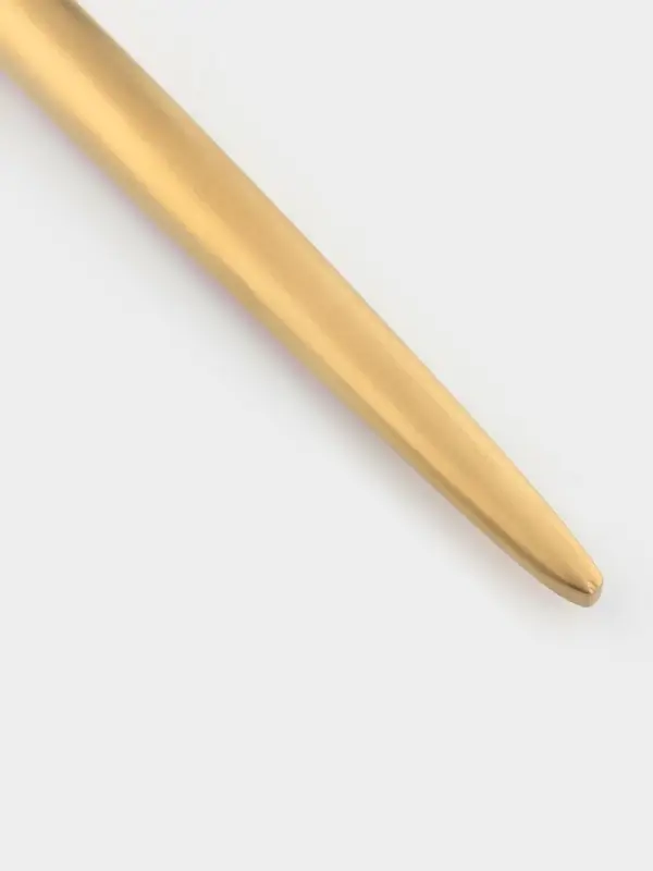 Нож столовый Magistro &laquo;Фолк&raquo;, длина 22 см, нержавеющая сталь, золотистый