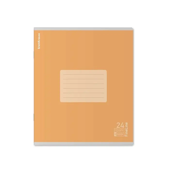 Тетрадь 24 листа в линейку, ErichKrause FineLine, обложка мелованный картон, МИКС