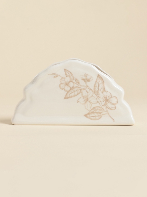 Салфетница SL Home «Аманде», 15×4×7,8 см, фарфор, белая