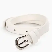 Ремень женский, пряжка металл, 1.4&times;105 см, белый
