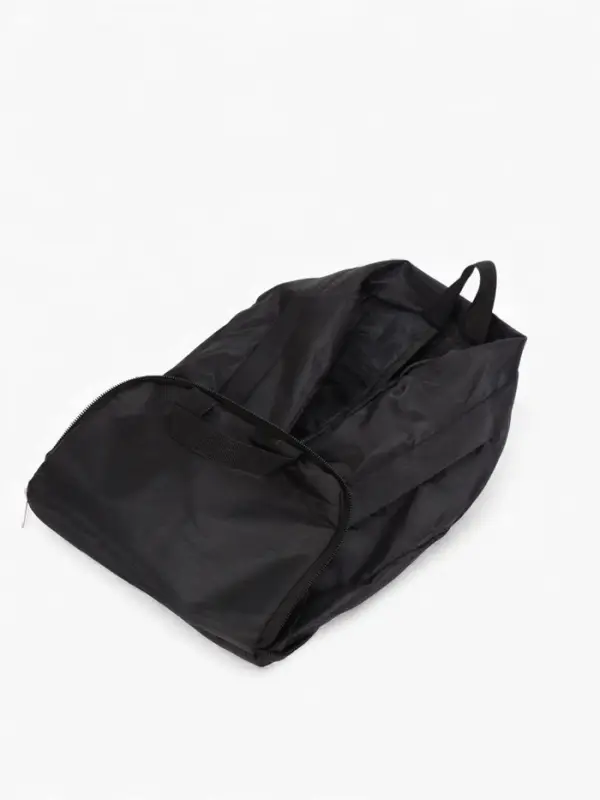 Рюкзак складной на молнии, с сетчатыми карманами, размер 31×11×39 см, чёрный Рюкзак складной на молнии, с сетчатыми карманами, размер 31×11×39 см, чёрный