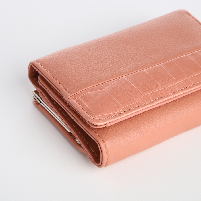 Кошелёк женский на магните, цвет розовый Кошелёк женский на магните, цвет розовый