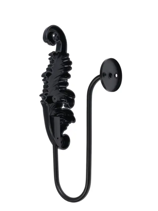 Крючок для штор CAPPIO KS042, цвет черный с золотом, набор 2 шт