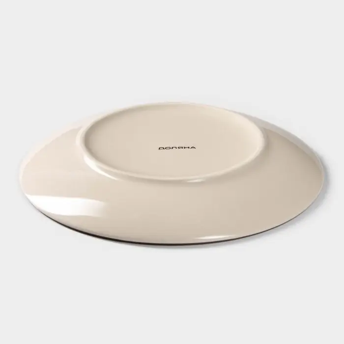 Тарелка керамическая десертная «Искушение», d=19 см, цвет серый Тарелка керамическая десертная «Искушение», d=19 см, цвет серый