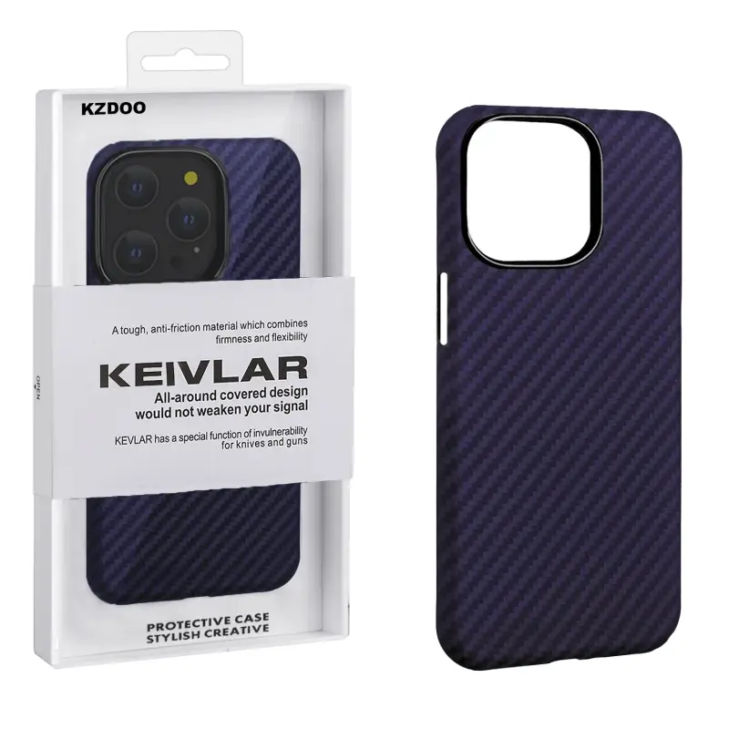 Чехол iPh 15 Pro Kevlar Purple K-DOO