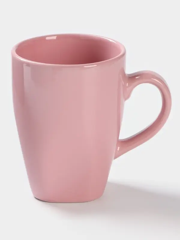 Кружка керамическая Доляна &laquo;Пастель&raquo;, 280 мл, розовая