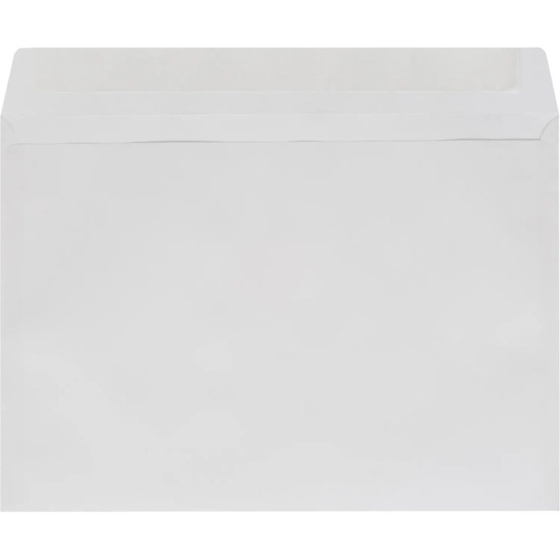 Конверт C4 ECOPOST белый стрип 229х324 без зап. 80г, бел.92-100% 500шт/уп