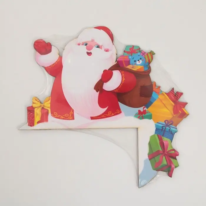 Новогодний декор на раму двери &laquo;Дед мороз&raquo;, 23.2&times;20.6 см