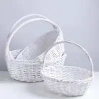 Набор корзин плетёных 3 шт., 46&times;39&times;16/40&times;34&times;14/36&times;28&times;12 см, ива