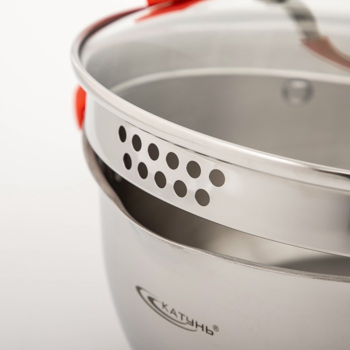 Кастрюля «Аврора», 4 л, d=22 см, капсульное дно, индукция Кастрюля «Аврора», 4 л, d=22 см, капсульное дно, индукция