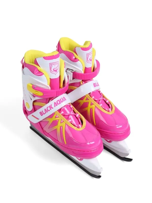Коньки раздвижные BlackAqua, р. 39-42, для фитнеса, с роликовой платформой, цвет фуксия Коньки раздвижные BlackAqua, р. 39-42, для фитнеса, с роликовой платформой, цвет фуксия