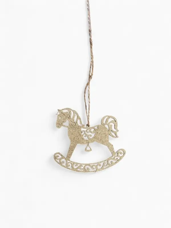 Набор ёлочных украшений Набор ёлочных украшений "Лошадки" резные 9х8 см, Ассорти, 5 шт.