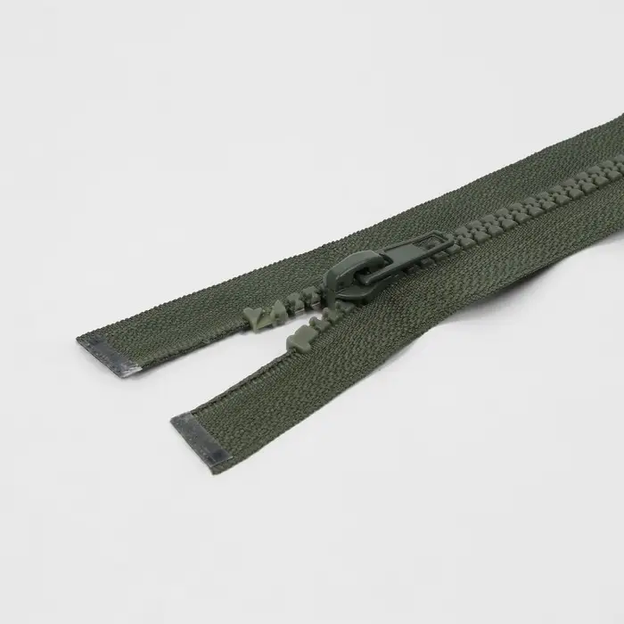 Молния «Трактор», №5, разъёмная, замок автомат, 90 см, хаки