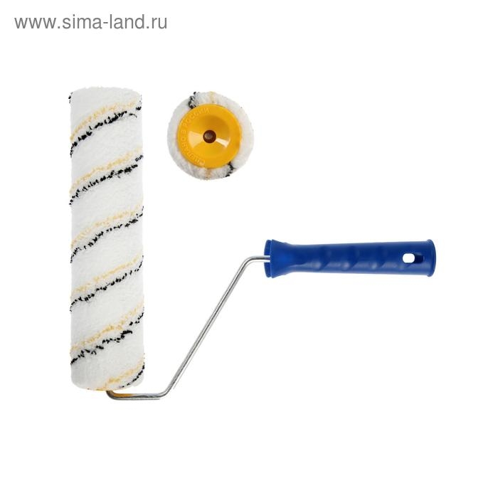 Валик ТУНДРА, микрофибра, 240 мм, рукоятка d=6 мм, D=42 мм, ворс 9 мм Валик ТУНДРА, микрофибра, 240 мм, рукоятка d=6 мм, D=42 мм, ворс 9 мм