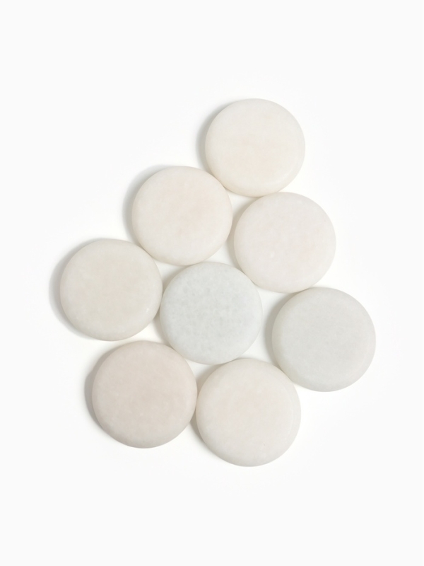 Камни для СПА 8*8 белый  8 шт