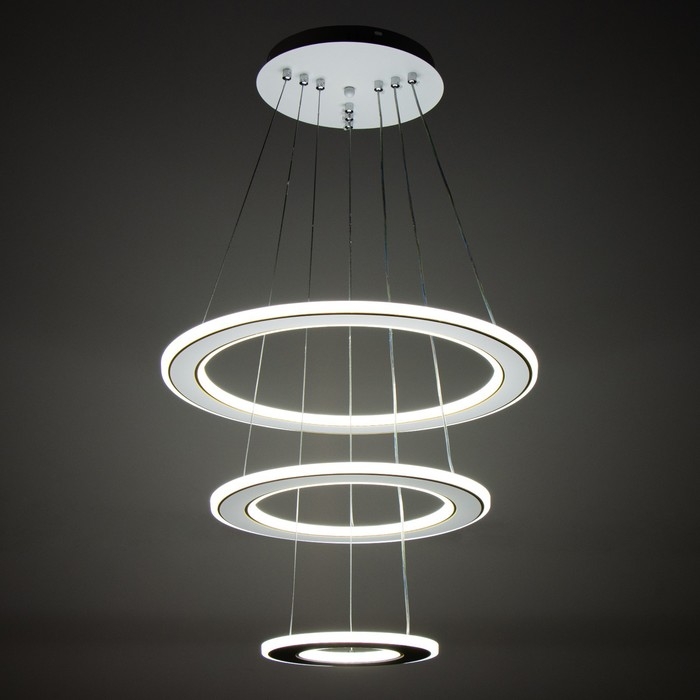 Люстра BayerLux 2678/3 LED 200Вт 3000-6000К белый 47х47х33 см Люстра BayerLux 2678/3 LED 200Вт 3000-6000К белый 47х47х33 см