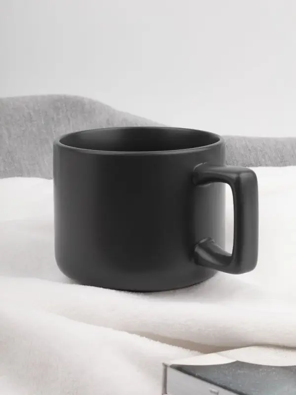 Чашка Jumbo в коробке матовая, темно-серая