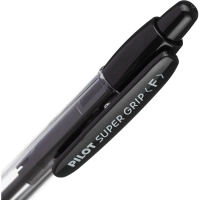 Ручка шариковая автомат. PILOT BPGP-10R-F манж.черн,0,22,масл,Япония