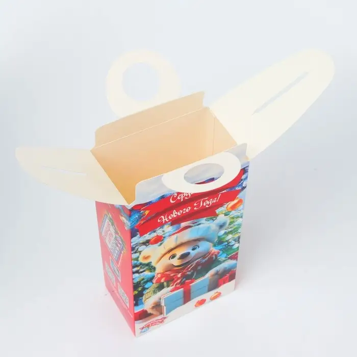 Подарочная коробка Новогодняя Сюрприз «Мишутка» с игрой и анимацией 11×6×21 см Подарочная коробка Новогодняя Сюрприз «Мишутка» с игрой и анимацией 11×6×21 см