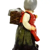 Садовая фигура 20 х 10 х 10 см "Бабушка с гусём"