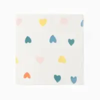 Набор платочков Крошка Я Сolored hearts (вид 2) 20*20 см-5 шт, муслин, 100 % хлопок