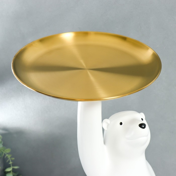 Сувенир полистоун подставка Сувенир полистоун подставка "Белый медведь и пингвин" 69х26х32 см