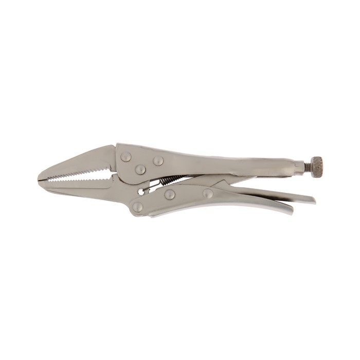 Зажим ручной ТУНДРА, удлиненный плоский захват, с фиксатором, 160 мм Зажим ручной ТУНДРА, удлиненный плоский захват, с фиксатором, 160 мм