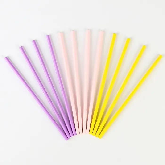 Трубочки бумажные 12 шт &laquo;Нежность&raquo;