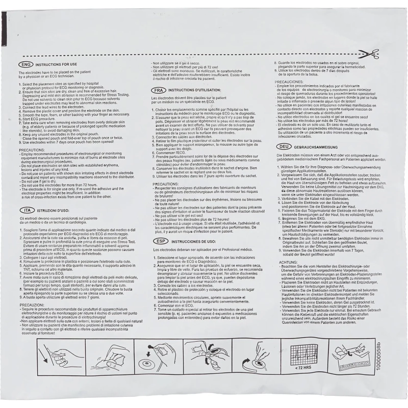 Электроды для ЭКГ однораз. D 60 н/тк, ж.гель, холтер, Skintact T-60, 30 шт.
