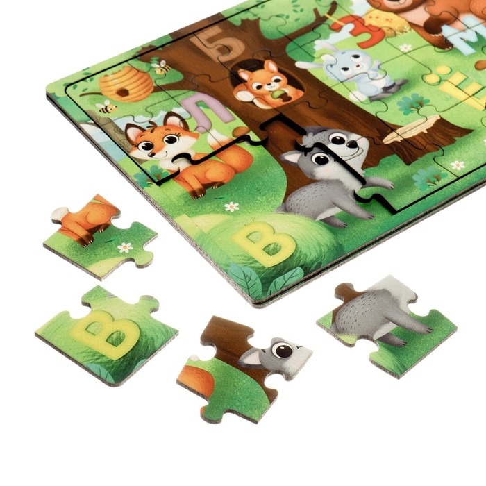 Пазл деревянный с чипом «Изучаем буквы» Пазл деревянный с чипом «Изучаем буквы»