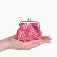 Кошелёк-монетница на фермуаре, 9&times;1.5&times;6.5 см, МИКС