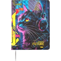 Дневник школьный 1-11 класс, deVENTE. Label. Cyber Cat, искусственная кожа, антивандальный