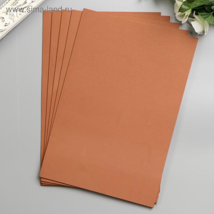 Фоамиран Фоамиран "Какао" 2 мм (набор 5 листов) формат А4