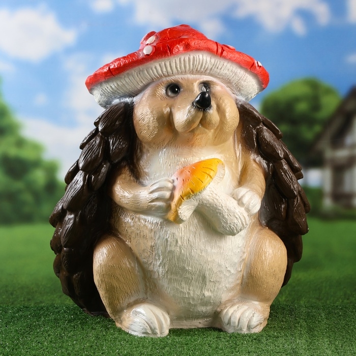 Садовая фигура  Садовая фигура "Ёж огр" 47х38х38 см